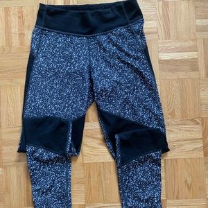 Adidas athletic black and white leggings